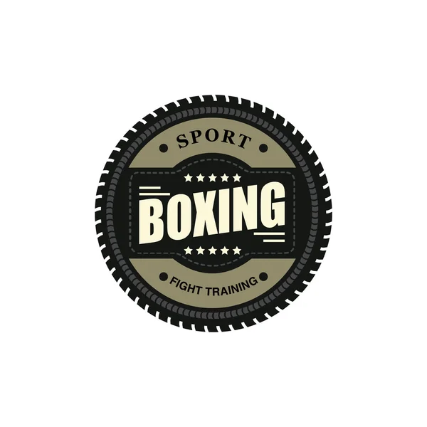 Logo du club de boxe — Image vectorielle