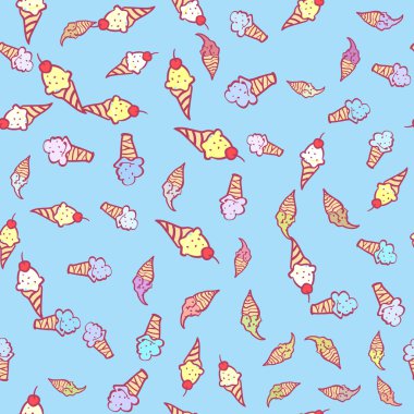 Kesintisiz arka planda dondurma