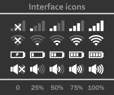 Arabirim Icons set.