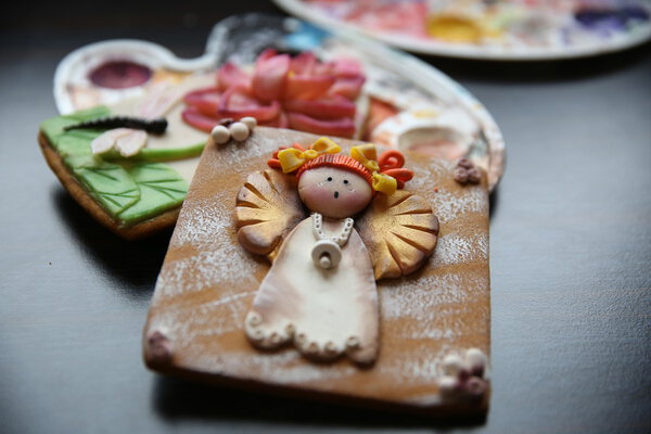 Картина пряники в художественной студии
