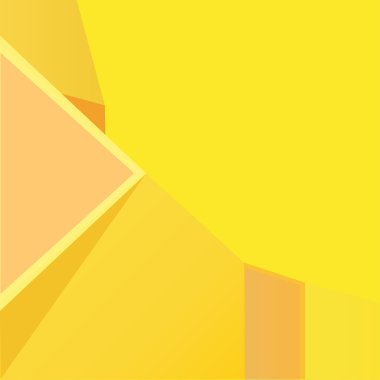 Sarı Üçgen ile turuncu soyut geometrik arka plan