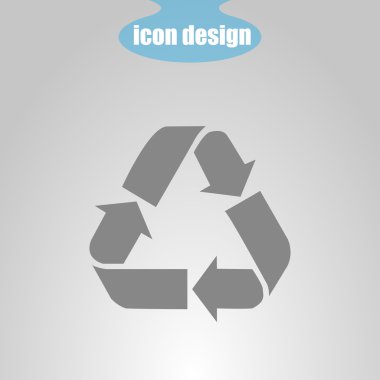 geri dönüşüm simgesini