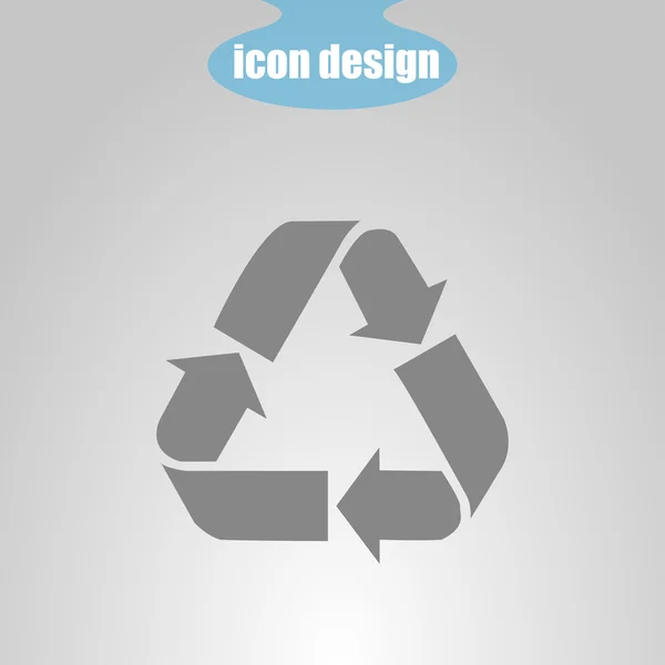 Icône de recyclage — Image vectorielle