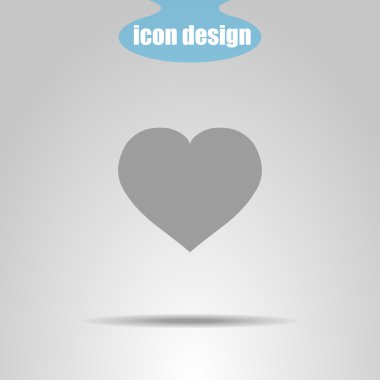 Gölge ile kalp simgesi