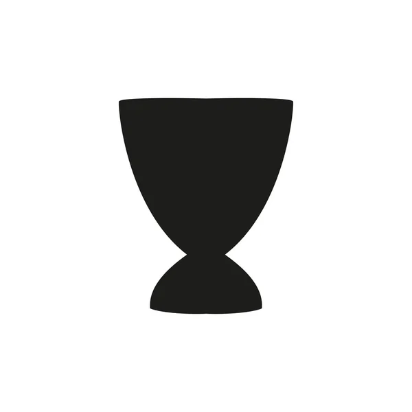 Silhouet van de Champions Cup. Pictogram vectorillustratie — Stockvector