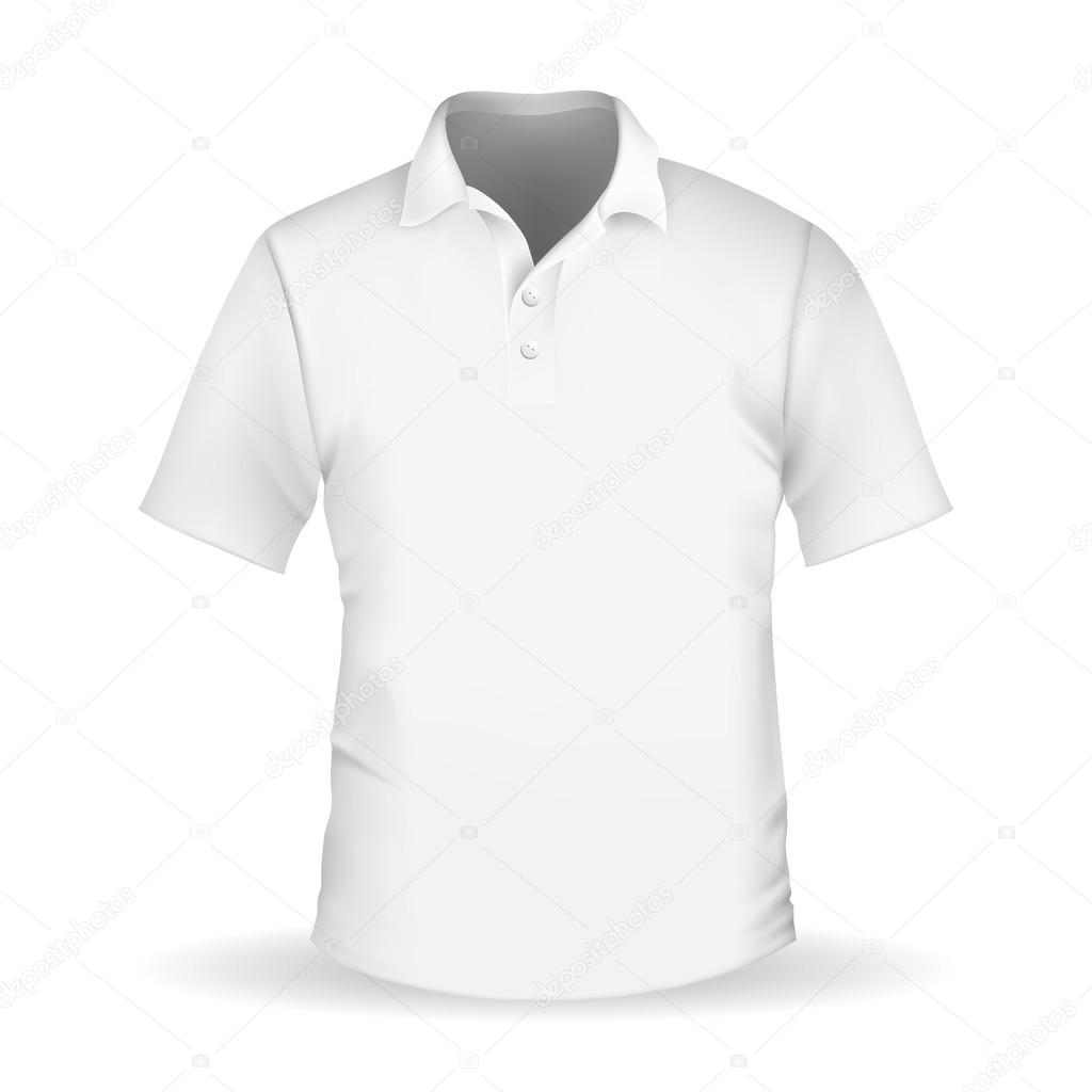 Vector illustration of white men's polo Stock Vector Image by ©stas11 ...