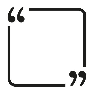 Kare kare bir teklif için. Metin kabarcık