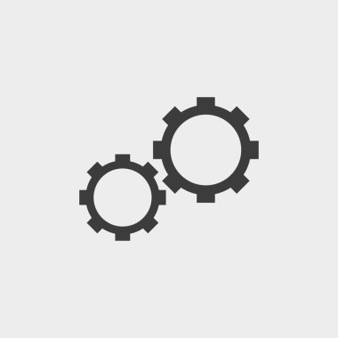 Dişli simgesi, Dişli simgesi eps10, Dişli simgesi vektörü, Dişli simgesi eps