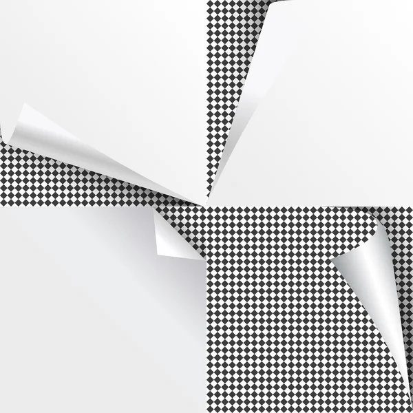 페이지 컬 설정된 세련 된 그림. 벡터 디자인 — 스톡 벡터