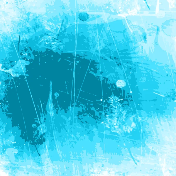 Absztrakt kék akvarell háttér grunge. Vektoros illusztráció — Stock Vector