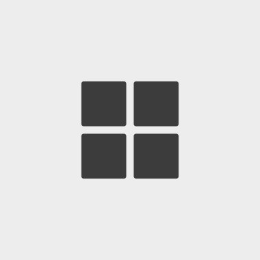 katı tablo sıralama simge siyah renkli düz bir tasarım. Vektör çizim eps10