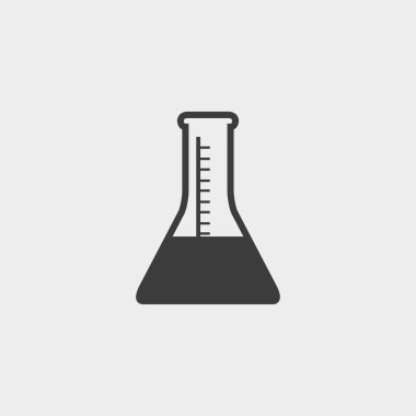 vitro simge siyah renkli düz bir tasarım. Vektör çizim eps10