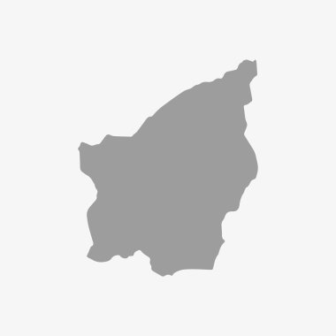 Gri beyaz bir arka plan üzerine San Marino Haritası
