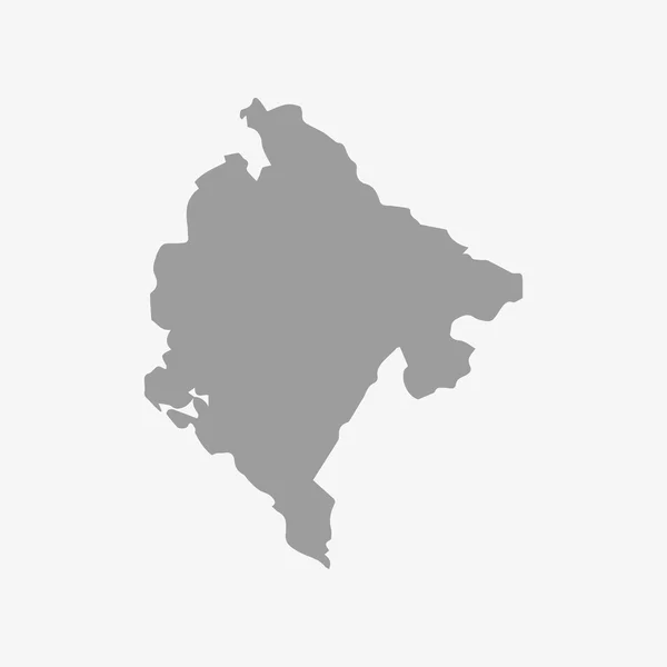 Mappa di San Marino in grigio su sfondo bianco — Vettoriale Stock