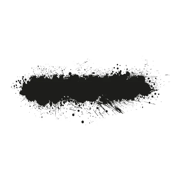 Marco grunge. Plantilla de diseño grunge negro background.Vector — Archivo Imágenes Vectoriales