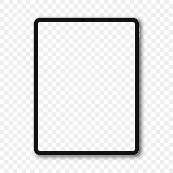 Boş ekran ve gölge ile Ipad maketi