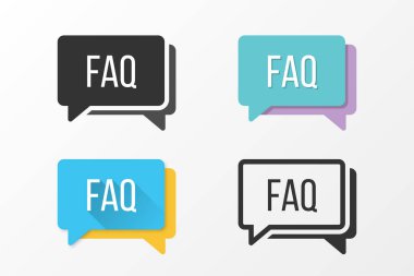 SSS simgelerinin farklı biçimlerde dizisi