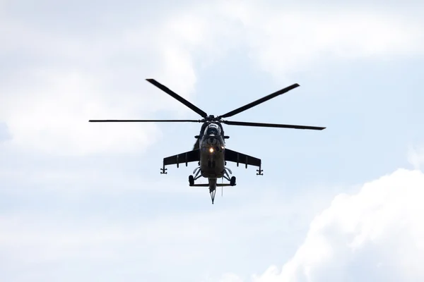 Czech Mil Mi - 24 helicóptero de ataque Hind — Foto de Stock