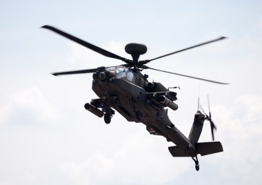 Boing AH-64 Apache flights clipart