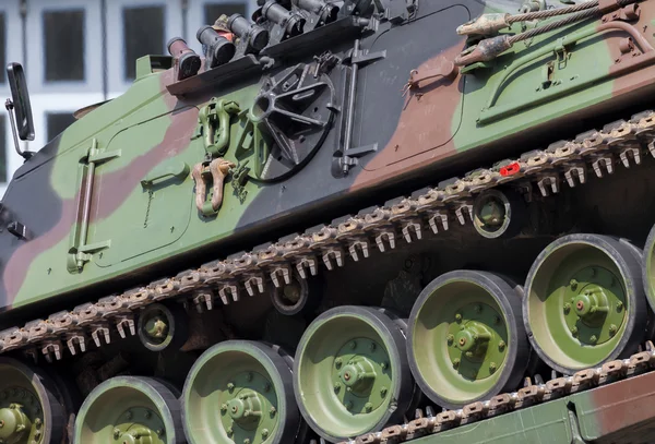 Duitse tank op een platform — Stockfoto