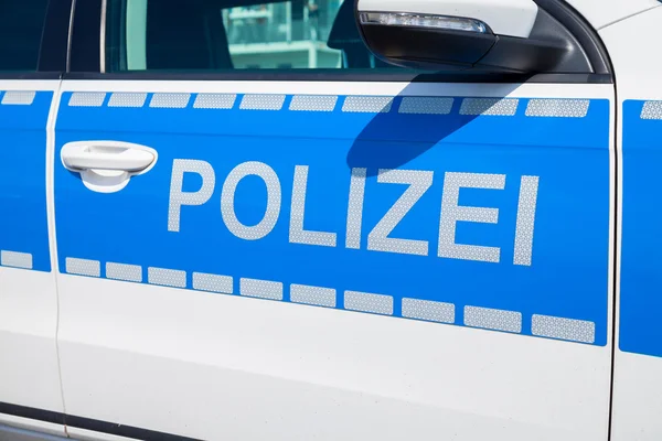 Deutscher Polizeiwagen — Stockfoto