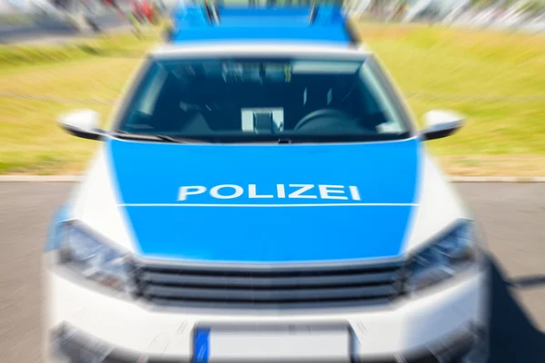 Policía alemana coche — Foto de Stock