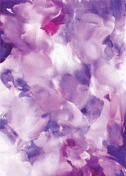 Abstrato violeta aquarela fundo mão desenhada ilustração — Vetor de Stock