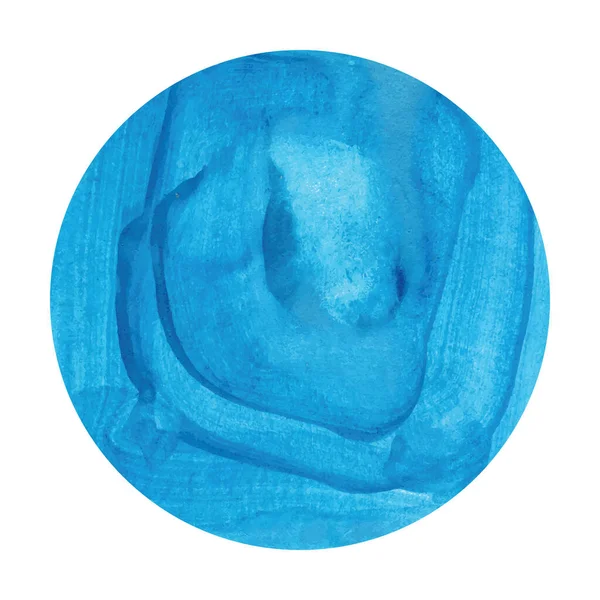 Abstrakte blaue Aquarell Hintergrund handgezeichnete Illustration — Stockvektor