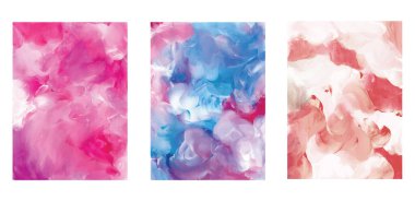 Soyut pembe suluboya arka plan çizimi