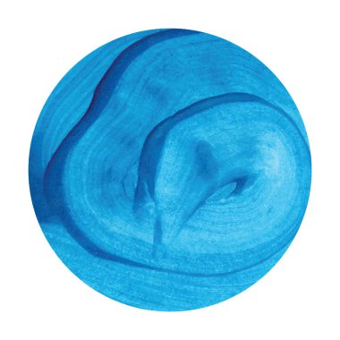 Soyut mavi suluboya arka plan çizimi