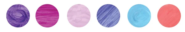 Abstrakte violette Aquarell Hintergrund handgezeichnete Illustration — Stockvektor