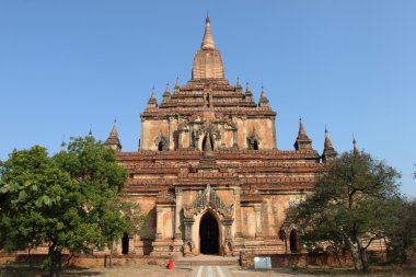 Sulamani, eski Budist tapınakları ve pagodadan Bagan, Myanmar