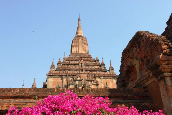 Sulamani, régi buddhista templomok és pagodák, Bagan, Mianmar — Stock Fotó