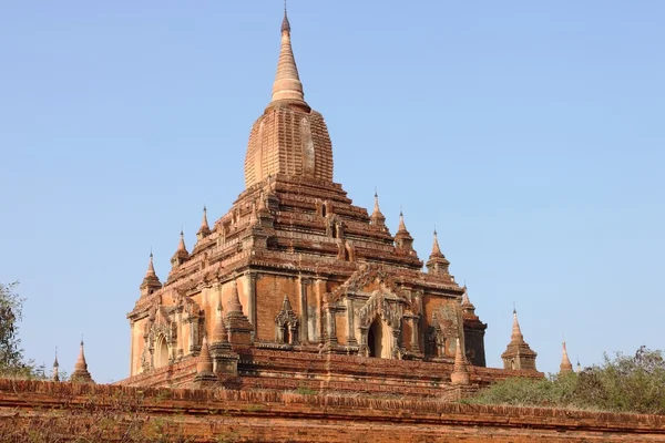 Sulamani, templos e pagodes budistas antigos em Bagan, Myanmar — Fotografia de Stock