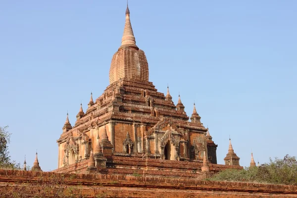 Sulamani, régi buddhista templomok és pagodák, Bagan, Mianmar — Stock Fotó