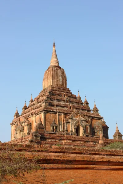 Sulamani, eski Budist tapınakları ve pagodadan Bagan, Myanmar