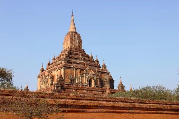Sulamani, gamla buddhistiska tempel och pagoder i Bagan, Myanmar — Stockfoto