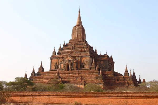 Sulamani, régi buddhista templomok és pagodák, Bagan, Mianmar — Stock Fotó