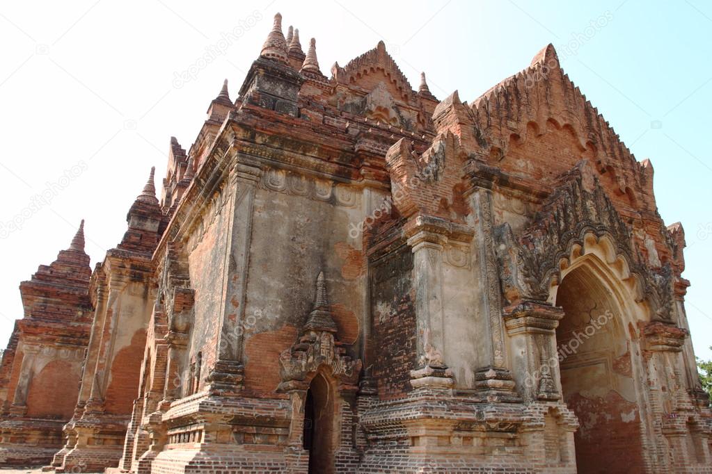 old Buddhist temples and pagodas in Bagan, Myanmar