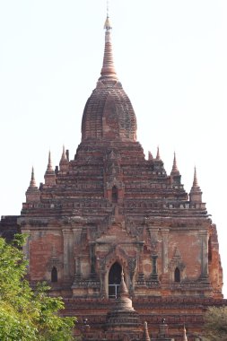 eski Budist tapınakları ve pagodadan Bagan, Myanmar