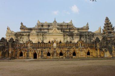 Maha Aung Mye Bon Zan manastırda Inwa, Mandalay, Myanmar