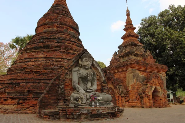 Yadana Hsemee Pagoda, Inwa, Mandalay, 미얀마 — 스톡 사진