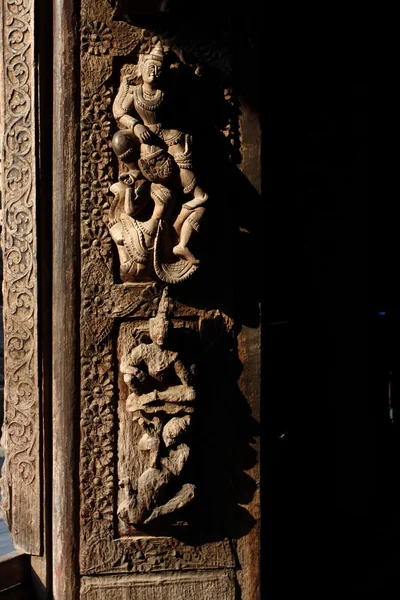 Tempio di Shwenandaw Kyaung a Mandalay, Myanmar — Foto Stock