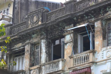 Yangon, Myanmar şehirde bina colonial