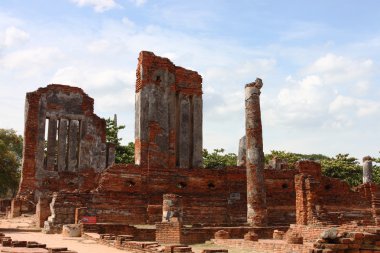 Wat Phra Si Sanphet. Ayutthaya Tarih Parkı, Tayland.