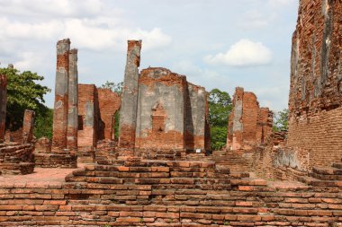 Wat Phra Si Sanphet. Ayutthaya Tarih Parkı, Tayland.
