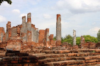 Wat Phra Si Sanphet. Ayutthaya Tarih Parkı, Tayland.