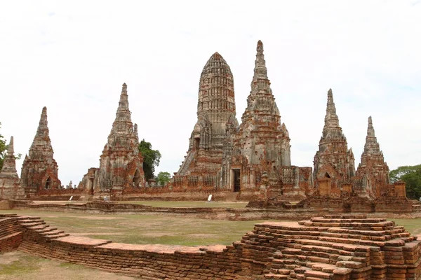 Chaiwatthanaram Tempel im Ayutthaya historischen Park, Provinz Ayutthaya, Thailand — Stockfoto