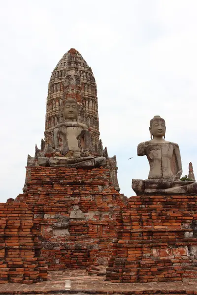 Chai Watthanaram tempel in Ayutthaya historisch Park, provincie Ayutthaya, Thailand — Stockfoto