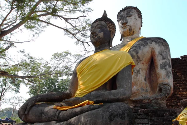 Statua di Buddha a Wat Phra Si Ratana Mahaphat, Si Satchanalai, Thailandia — Foto Stock